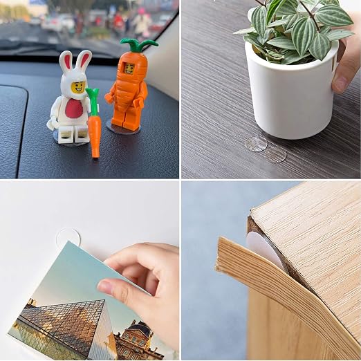 JANYUN 280Pcs Sticky Dot Stickers Clear Putty Sticky Tack - Image 7