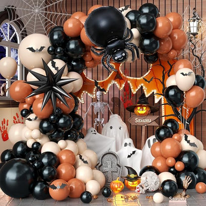 Halloween Balloon Arch Garland Kit by Saxuxu