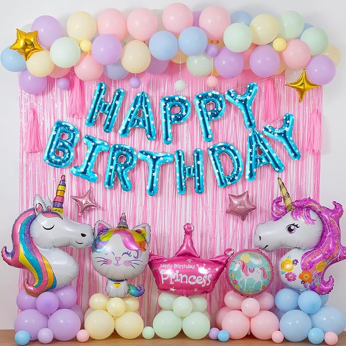 CANREVEL Happy Birthday Banner 13pcs 16 Inch Mylar Foil Letters Balloons - Image 4