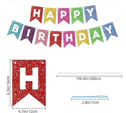 Colorful Happy Birthday Banner Birthday Sign - Image 2
