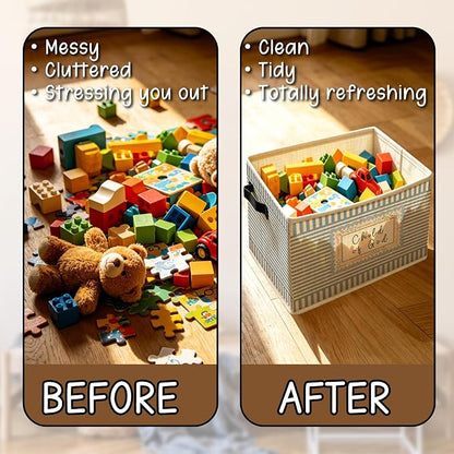 Green Christian Foldable Storage Bins Box - Image 6