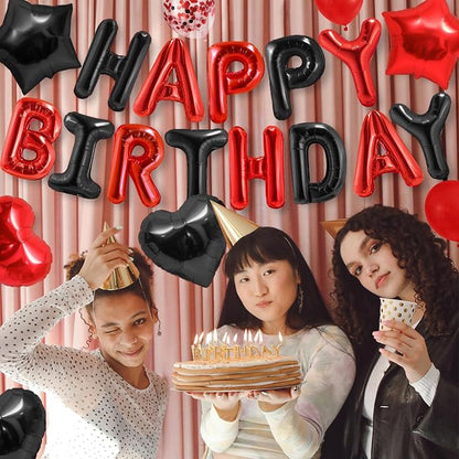 CANREVEL Happy Birthday Banner Decoration + 30pcs Star Balloons, - Image 6