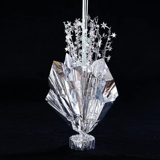 2 Set Silver Balloon Centerpieces - Image 6
