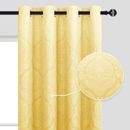 DWCN Ombre Blackout Curtains for Bedroom - Image 2