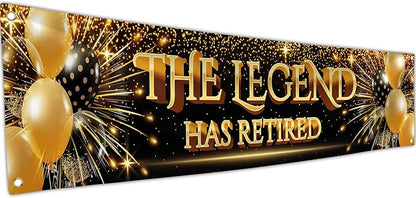 Happy Retirement Banner by Bravita