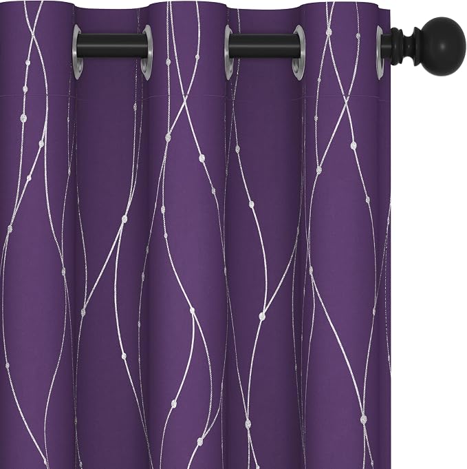 Deconovo Living Room Curtains 36 Inches Long, Thermal Insulated, Room Darkening by Unknown