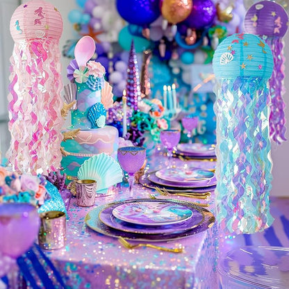 OBXT 12" Colorful Jellyfish Lanterns - Image 7