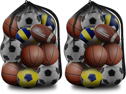 BROTOU Extra Large Sports Ball Bag Mesh, Basketball Bags Team Balls | by BROTOU