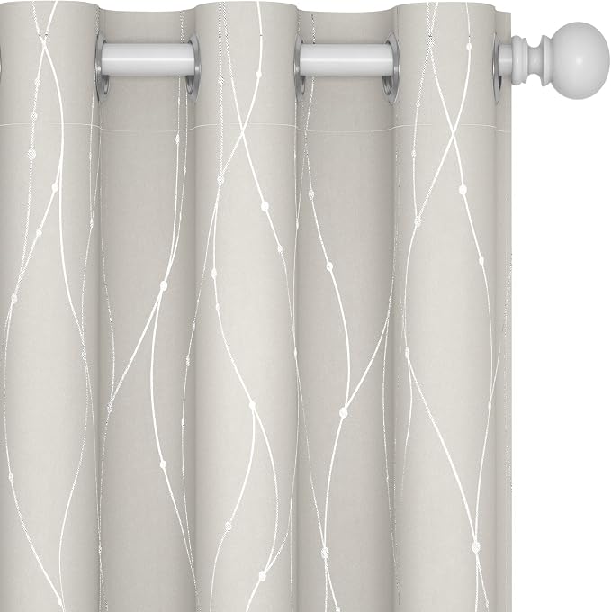 Deconovo Living Room Curtains 72 Inches Long, Thermal Insulated, Room Darkening by Unknown