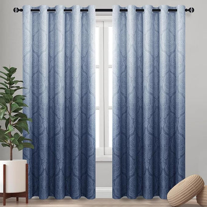 DWCN Extra Wide Ombre Room Darkening Blackout by DWCN