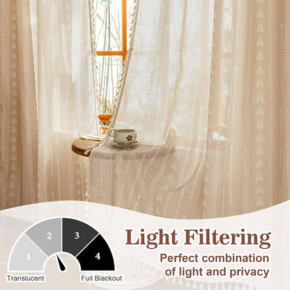 Boho Curtains 63 inch Long - Image 2