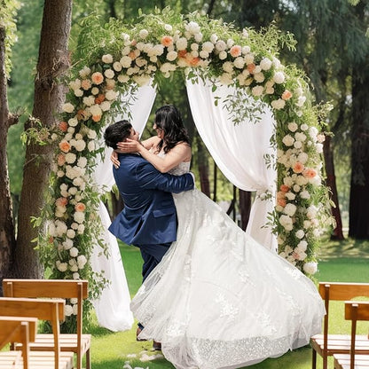 7.2 ft Gold Metal Balloon Arch Stand - Image 5