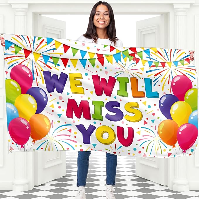 We Will Miss You Decorations by Bravita