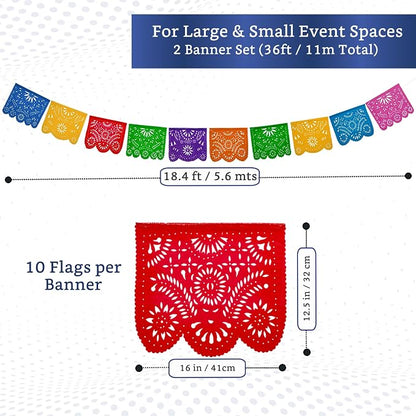 Papel Picado Banner 2-pk - Image 2
