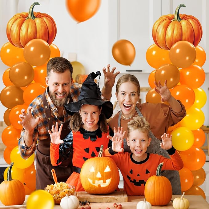 Gemscream 2 Sets of Thanksgiving Fall Balloon Column Stand Kit - Image 5