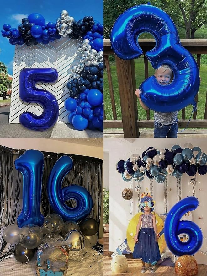 Numbers 8 Balloon 40Inch Navy Blue Balloons - Image 4