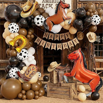 170pcs Western Cowboy Balloon Garland Arch Kit - Image 2