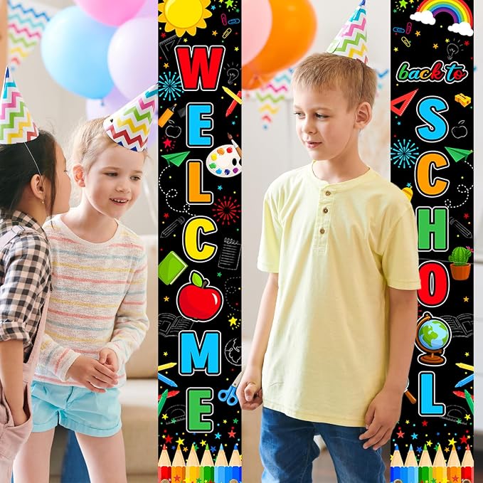 Welcome Back to School Decorations Back to School Door Banner Classroom Welcome - Image 3