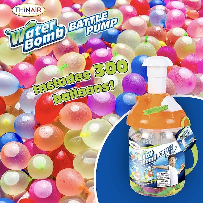 Water Balloon Pump with Tying Tool & Carrying Handle | Easy-to-Use Balloon - Image 5