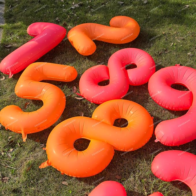 Orange Birthday Number 29 Balloon 40IN Fluorescent Orange 92 Balloon | - Image 6