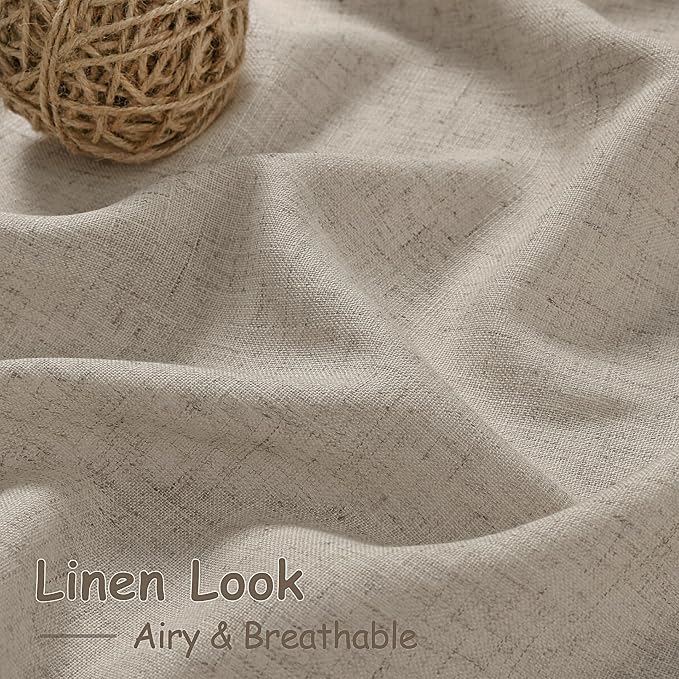 Cobblestone Linen Curtains 84 Inches Long - Image 4