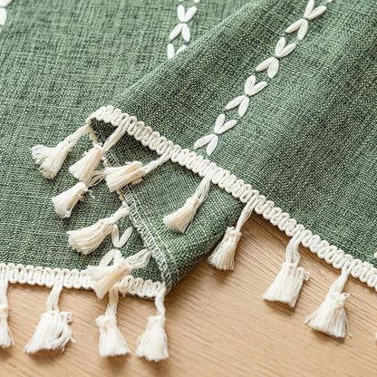 Sutuo Home Boho Valance Short Curtains Tier - Image 8