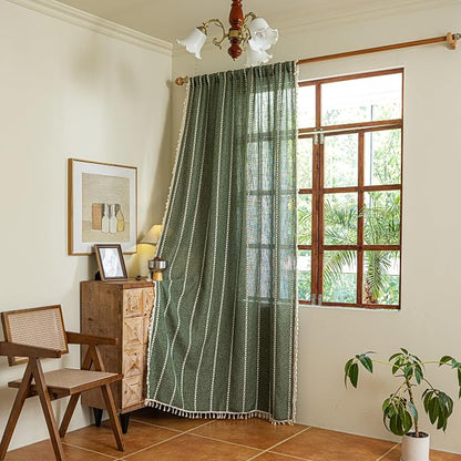 Sutuo Home Boho Kitchen Curtains - Image 7