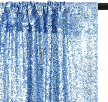 Eternal Beauty Baby Blue 3mm Sequin Backdrop 6x8 Ft - Image 6
