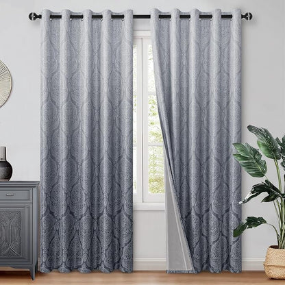 DWCN 100% Blackout Curtains for Bedroom by DWCN