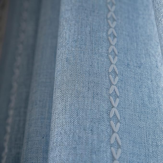 Sutuo Home Boho Curtains for Bedroom Dining Room, Light Filtering Farmhouse - Image 7