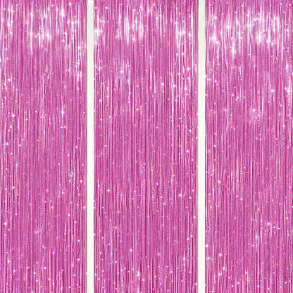 DECOCKRAT 3 Pack Foil Fringe Backdrop by DECOCKRAT