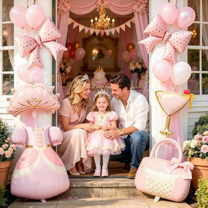 6PCS Princess Birthday Party Decorations-Princess Balloons - Image 6