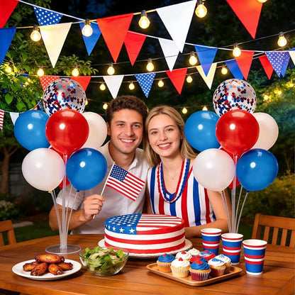 4th of July Balloon Centerpieces 4 Set - Image 2