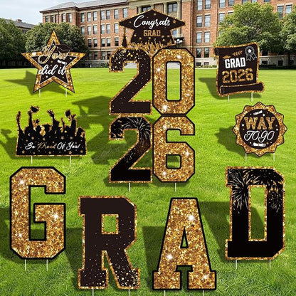 Graduation Yard Signs Class of 2026 Decorations, 2026 Sign by Govpy