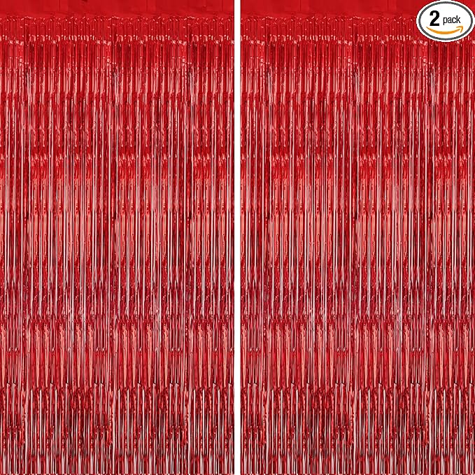 DECOCKRAT 2 Pack Foil Fringe Backdrop by DECOCKRAT