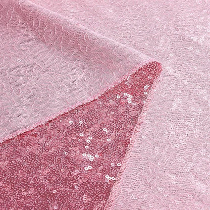 Sequin Backdrop 4 Pcs 2ftx8ft Glitter Blush Pink Party Backdrop Curtain Wedding - Image 5