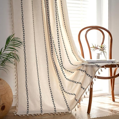 Sutuo Home Boho Farmhouse Curtains 72 Inches Long - Image 6