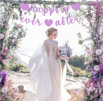 Pre-Strung Happily Ever After Banner - Image 4
