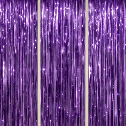 DECOCKRAT 3 Pack Foil Fringe Backdrop by DECOCKRAT