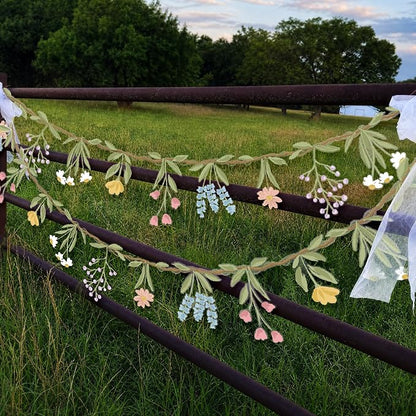 Cheerland 3pcs Wildflower Garland Flower Banner Floral Party Decorations - Image 4