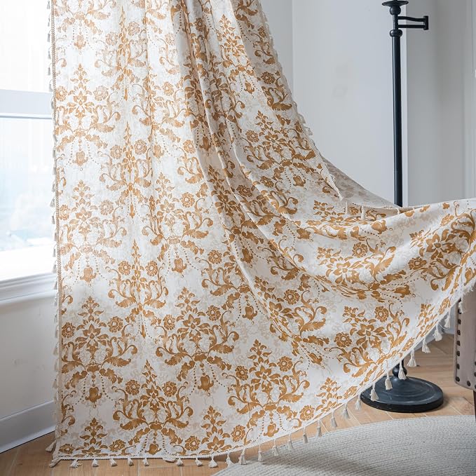 Sutuo Home Boho Curtains 63 Inches Length by SutuoHome