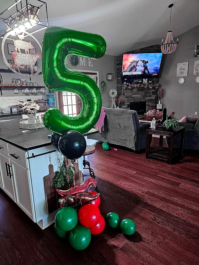 Green 5 Balloon - Image 3