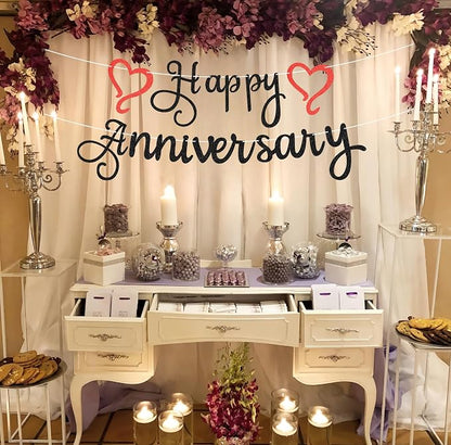 Pre-Strung Happy Anniversary Banner - Image 6