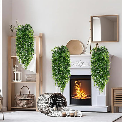 8Pcs Fake Hanging Plants 2.7FT Fake Plants Fake Vines Greenery | UV Resistant - Image 4