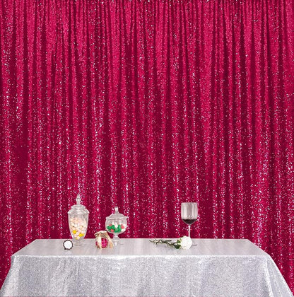 Poise3EHome 6FT x 8FT Sequin Photography Backdrop Curtain by Poise3EHome