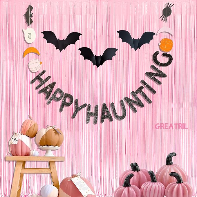 Pastel Pink Party Backdrop Decoration - Image 8