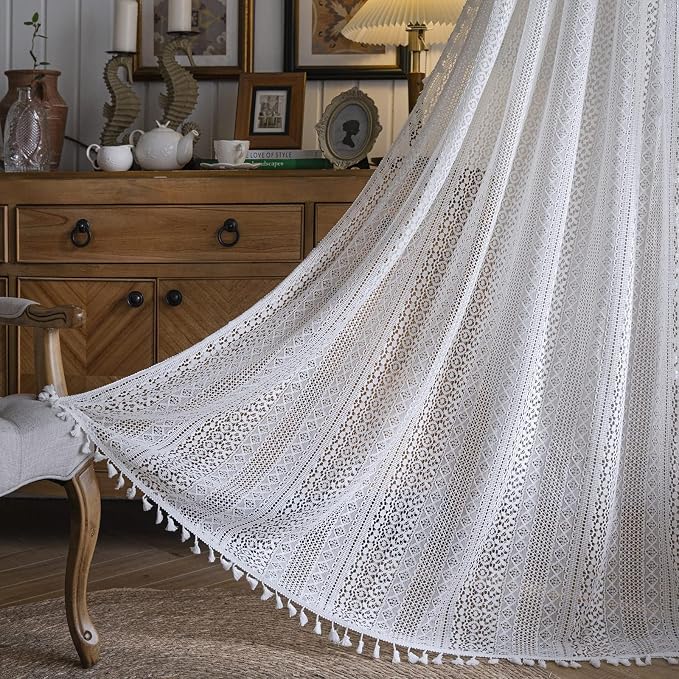 Sutuo Home Boho Curtains 120 inches by SutuoHome