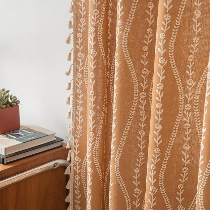 Sutuo Home Boho Curtains 63 Inches Length - Image 2