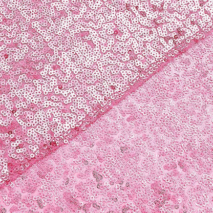 Sugargirl Matte Pink Sequin Backdrop Curtain 3 Panels 2FTx8FT Glitter Matte - Image 8