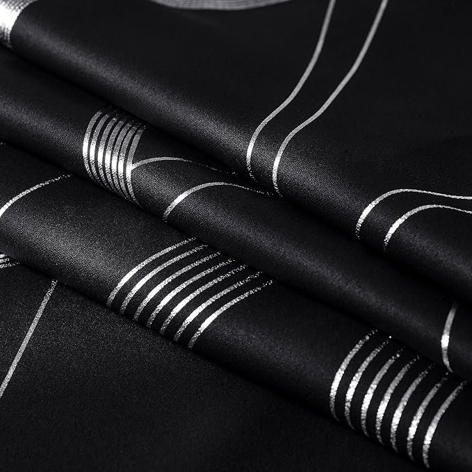 NICETOWN Black Blackout Curtain Panels - Image 3